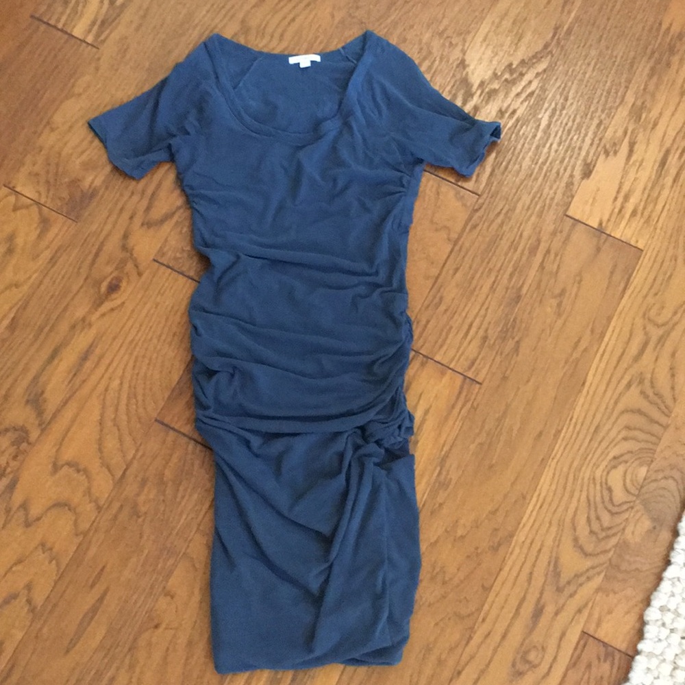 James Perse standard ruched dress